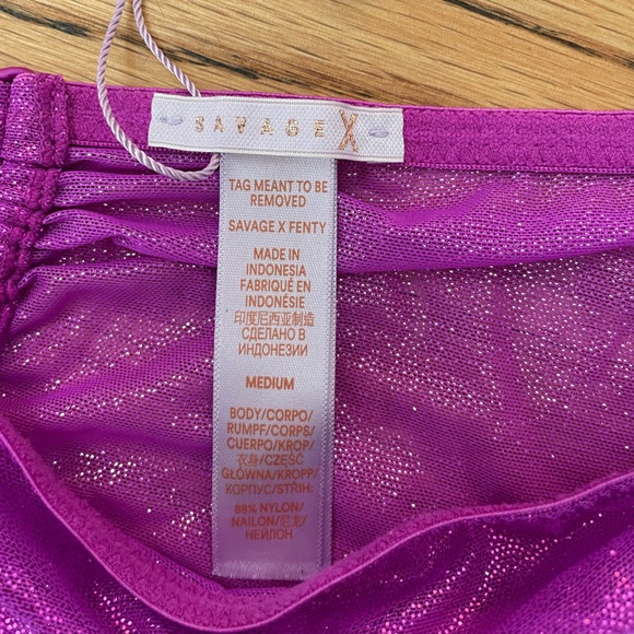 Savage X Fenty purple sheer skirt Size medium NWT - Picture 4 of 6